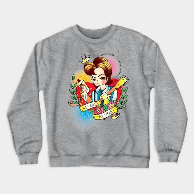 Forever Alone Crewneck Sweatshirt by LADYLOVE